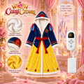 CozyCrown Snow Princess heated robe