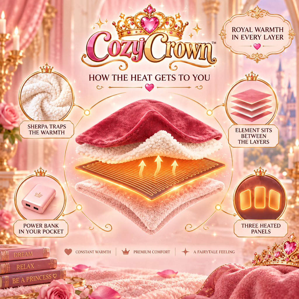 CozyCrown three-panel heating construction